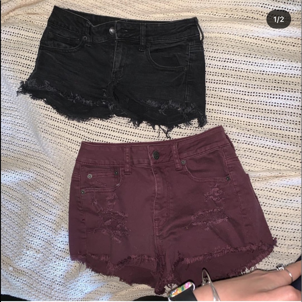 Two American eagle shorts
